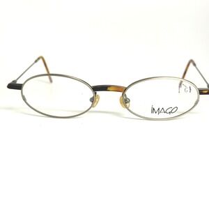 IMAGO IBIS Eyeglasses Frames Germany 48-20-140 Oval Silver‎ Tortoise Vintage
